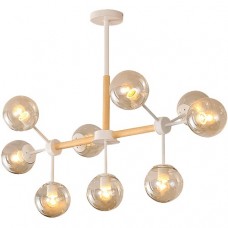 Φωτιστικό Κρεμαστό 9xΕ27 230V Λευκό 955ISABEL9